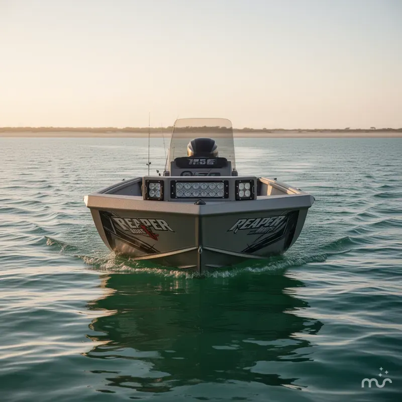 Slide: The Image of Reaper Boats 756 756 STEP TRANSOM 2025 - 1