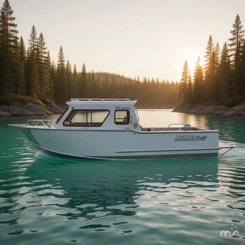 Slide: The Image of Hewescraft 270 Alaskan 2025 - 2