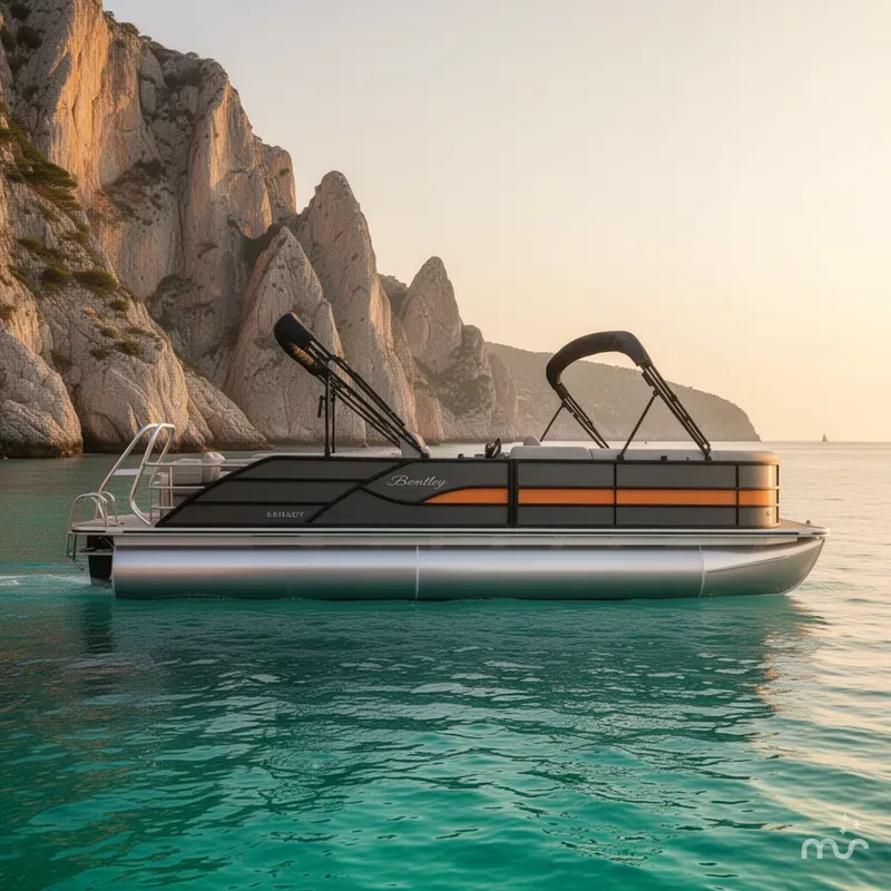 Slide: The Image of Bentley Pontoons Legacy 243 Swingback 2025 - 2