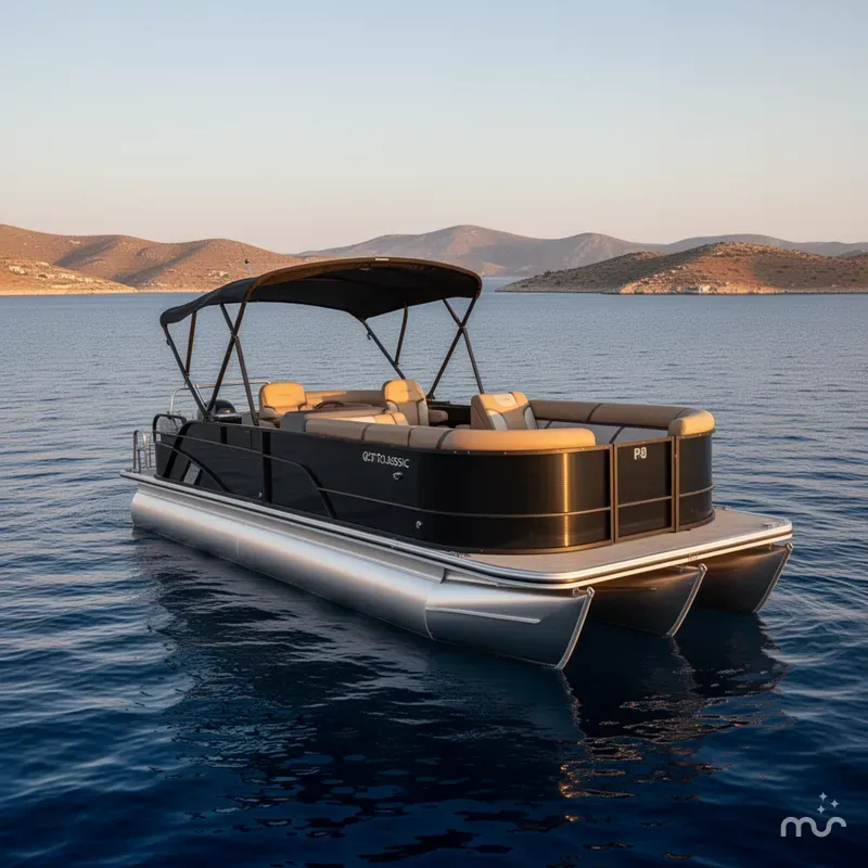 Slide: The Image of Crest Classic 240 SLSC Tritoon 2025 - 2