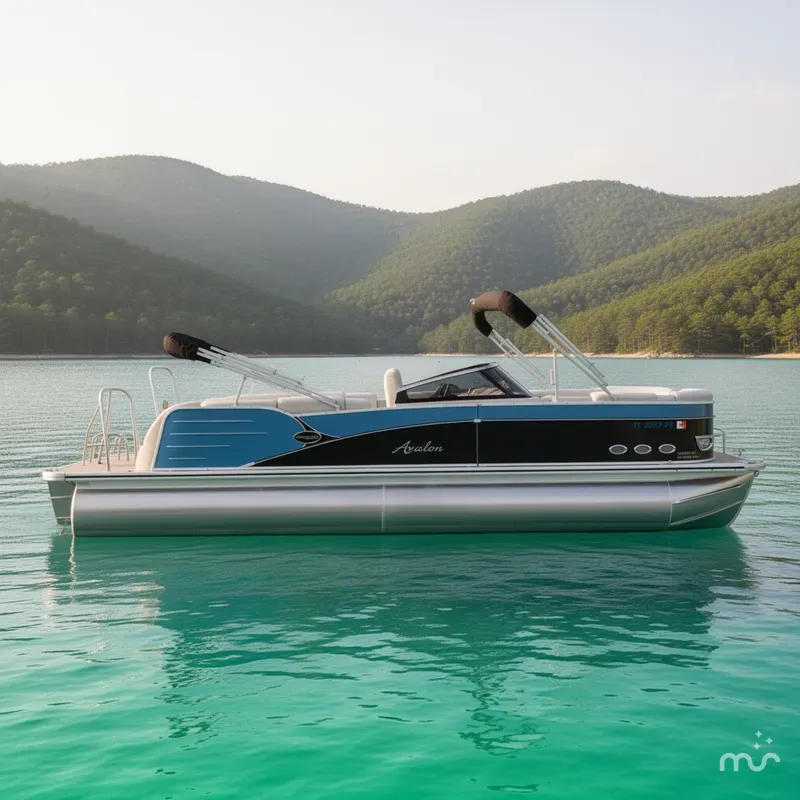 Slide: The Image of Avalon Catalina Platinum Elite Windshield - 25' 2019 - 2