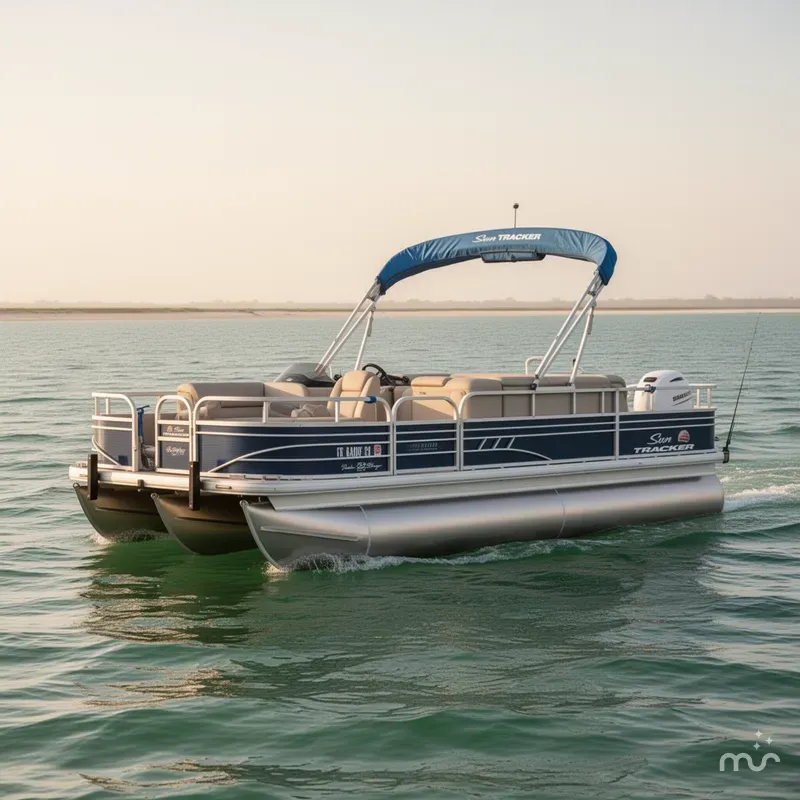 The Image of Sun Tracker Fishin' Barge 22 DLX 2020 - 0