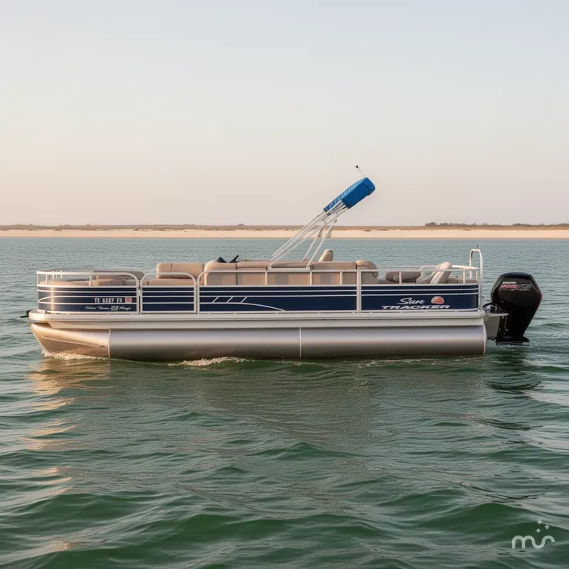 Slide: The Image of Sun Tracker Fishin' Barge 22 DLX 2020 - 2
