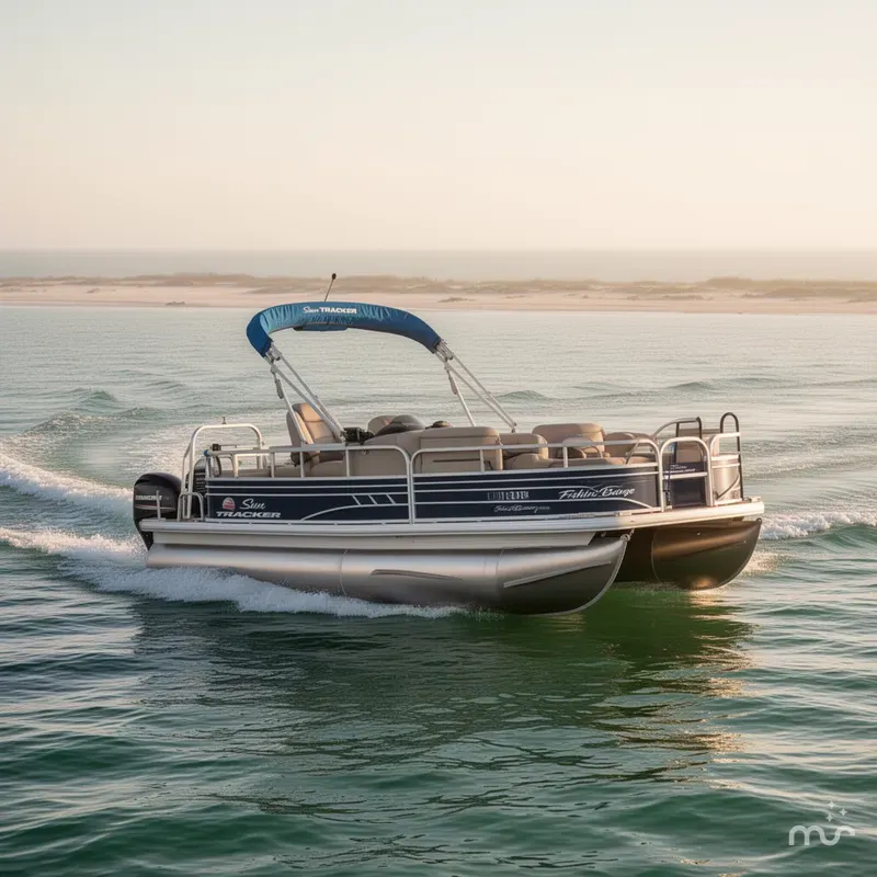 Slide: The Image of Sun Tracker Fishin' Barge 22 DLX 2020 - 4