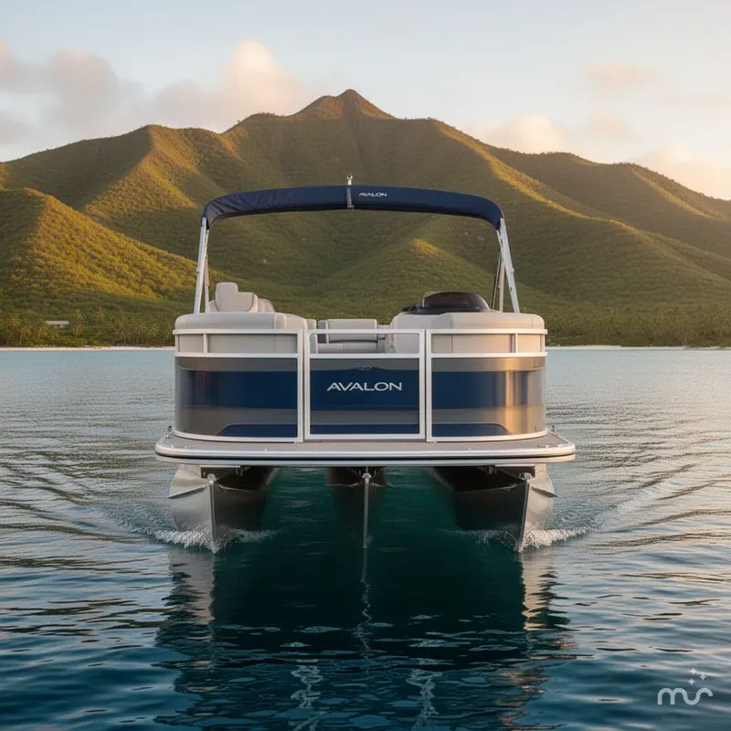 Slide: The Image of Avalon 21' Venture Platinum Quad Lounge w/ 150HP Mercury!! 2026 - 1