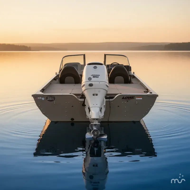 Slide: The Image of Lowe 180W Dual Console w/90HP 4 Stroke 2005 - 2
