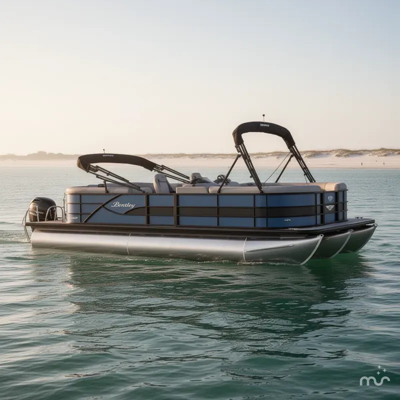 Slide: The Image of Bentley Pontoons Legacy 243 Navigator 2025 - 0