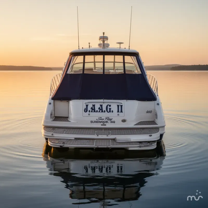 Slide: The Image of Sea Ray Sundancer 460 2004 - 2
