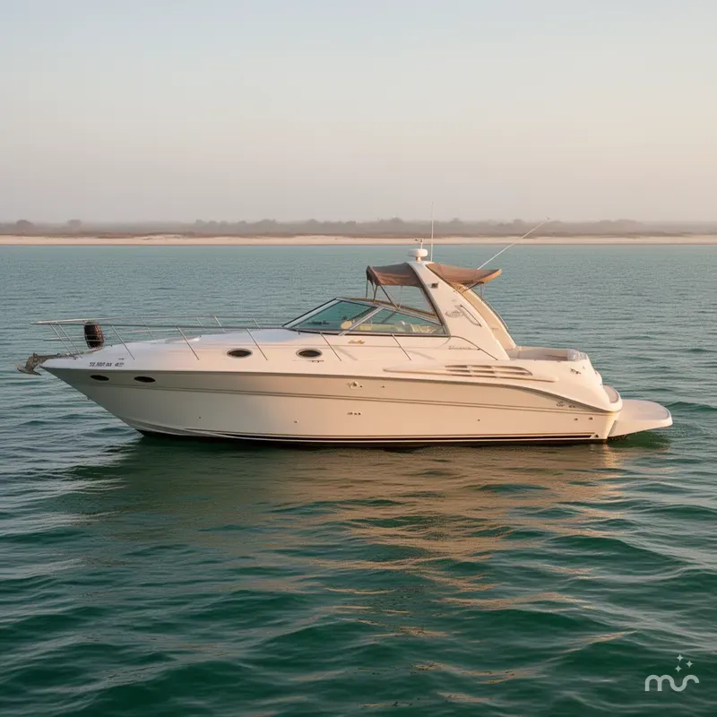 Slide: The Image of Sea Ray 400 Sundancer 1998 - 4