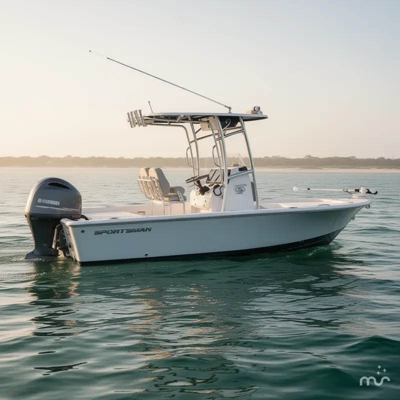 Slide: The Image of Sportsman Masters 227 Bay Boat 2021 - 0