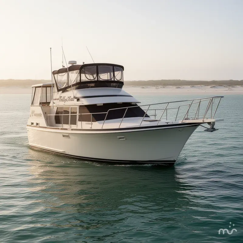 Slide: The Image of Tollycraft 40 Sundeck Motor Yacht 1985 - 0