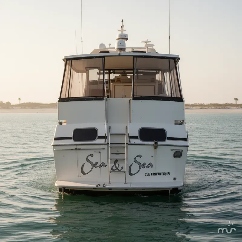 Slide: The Image of Tollycraft 40 Sundeck Motor Yacht 1985 - 2