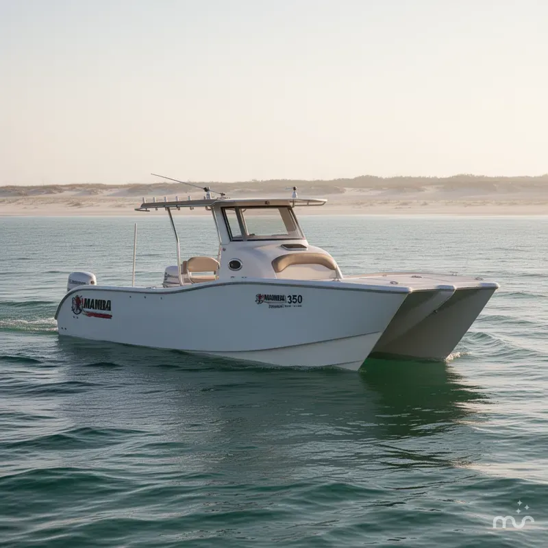 Slide: The Image of Mamba 350 Hydrofoil Assisted Catamaran "Same hull as Insetta 35 IFC" 2009 - 0
