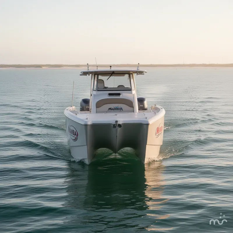 Slide: The Image of Mamba 350 Hydrofoil Assisted Catamaran "Same hull as Insetta 35 IFC" 2009 - 1