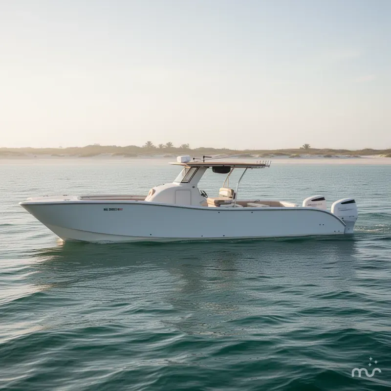 Slide: The Image of Mamba 350 Hydrofoil Assisted Catamaran "Same hull as Insetta 35 IFC" 2009 - 2