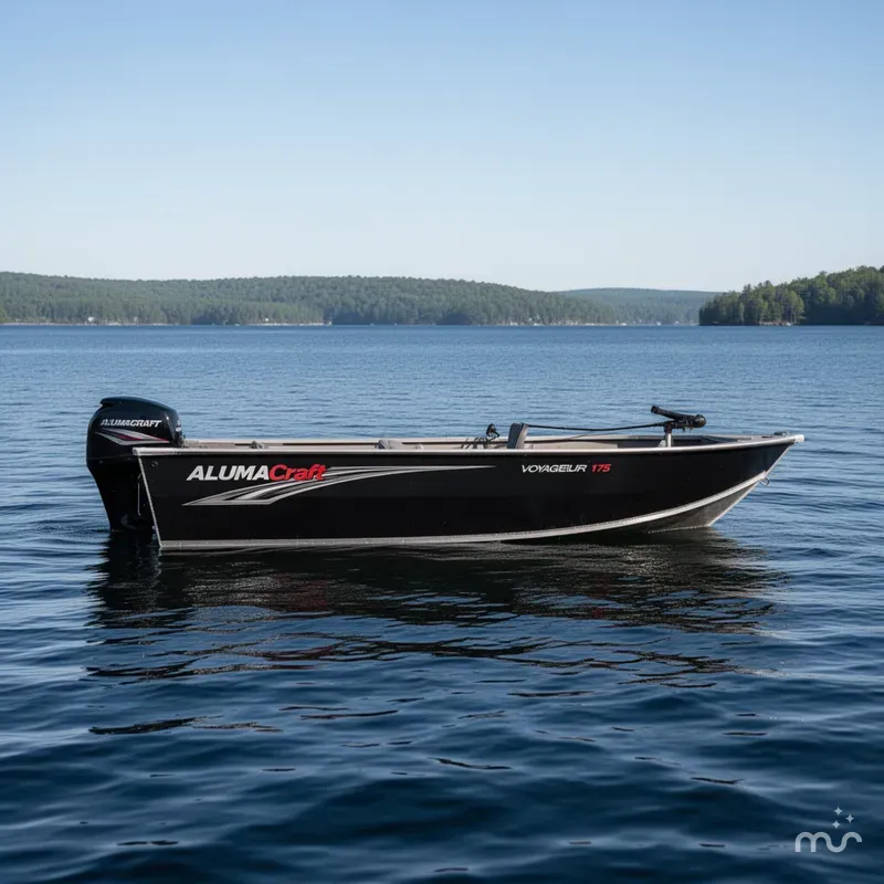 Slide: The Image of Alumacraft Voyageur 175 Tiller 2026 - 0