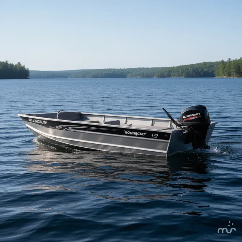 Slide: The Image of Alumacraft Voyageur 175 Tiller 2026 - 1