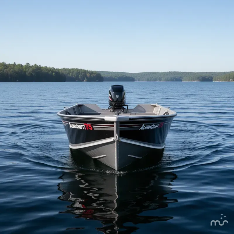 Slide: The Image of Alumacraft Voyageur 175 Tiller 2026 - 2