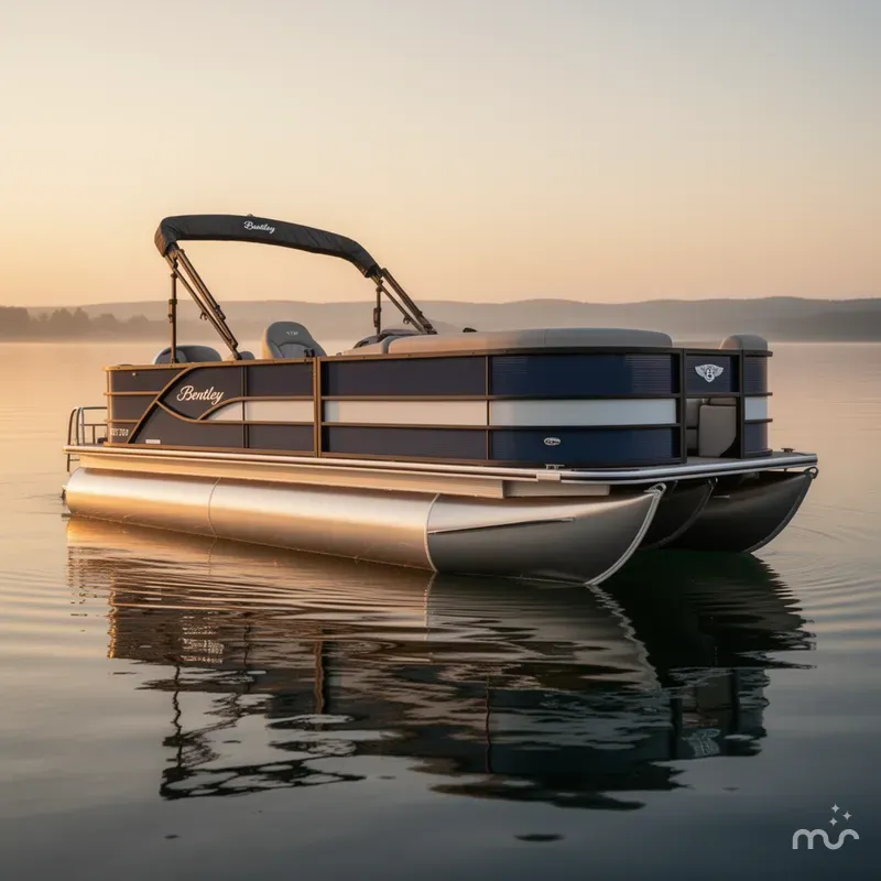 Slide: The Image of Bentley Pontoons Fish 200 Fish-N-Cruise / DF90ATLW5 2026 - 0