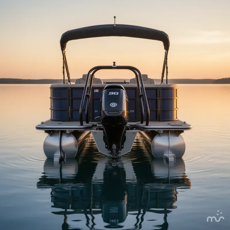Slide: The Image of Bentley Pontoons Fish 200 Fish-N-Cruise / DF90ATLW5 2026 - 2