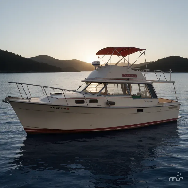 Slide: The Image of Bayliner 3270 Explorer 1981 - 1
