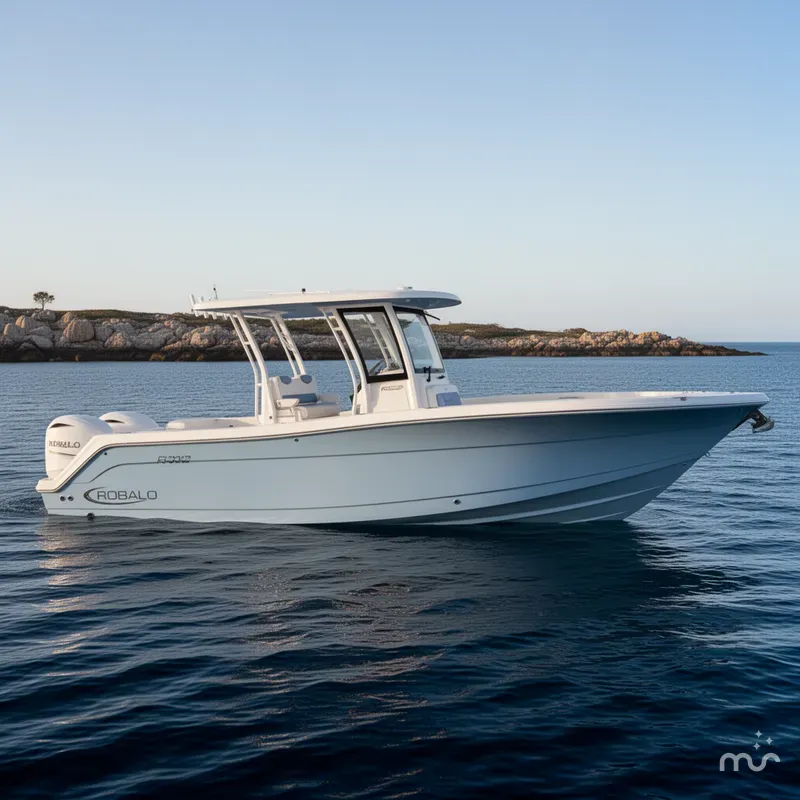Slide: The Image of Robalo R302 Center Console 2023 - 2