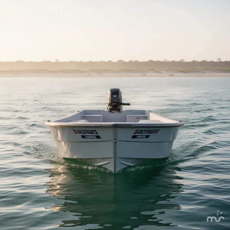 Slide: The Image of Stumpnocker SALTY BOATS 174 TILLER 2024 - 1