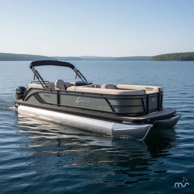 Slide: The Image of Godfrey Sweetwater 2286MT Bar Boat 2025 - 0