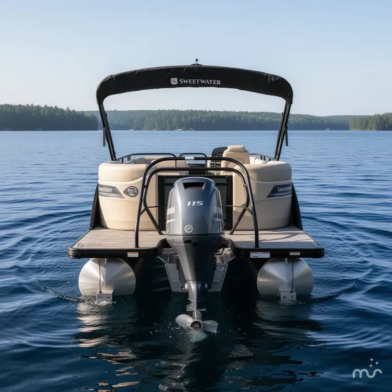 Slide: The Image of Godfrey Sweetwater 2286MT Bar Boat 2025 - 2