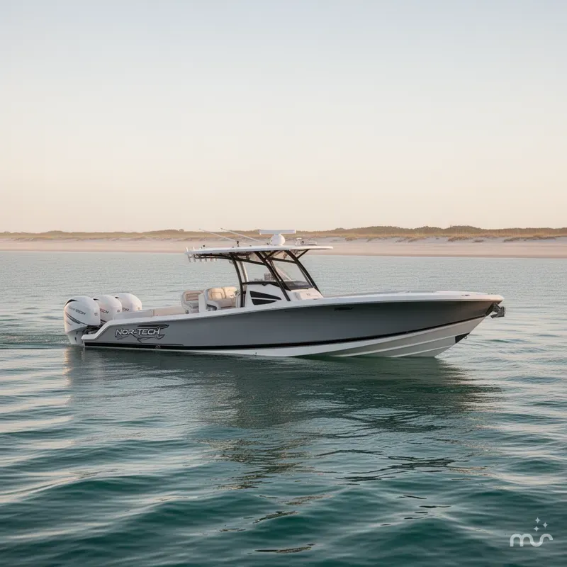 Slide: The Image of Nor-Tech 390 Sport Center Console 2015 - 3