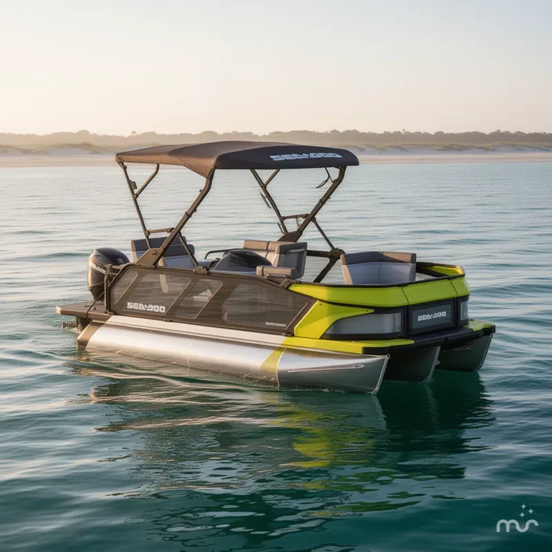 Slide: The Image of Sea-Doo Switch® Cruise 18 - 130 hp Galvanized 2024 - 2