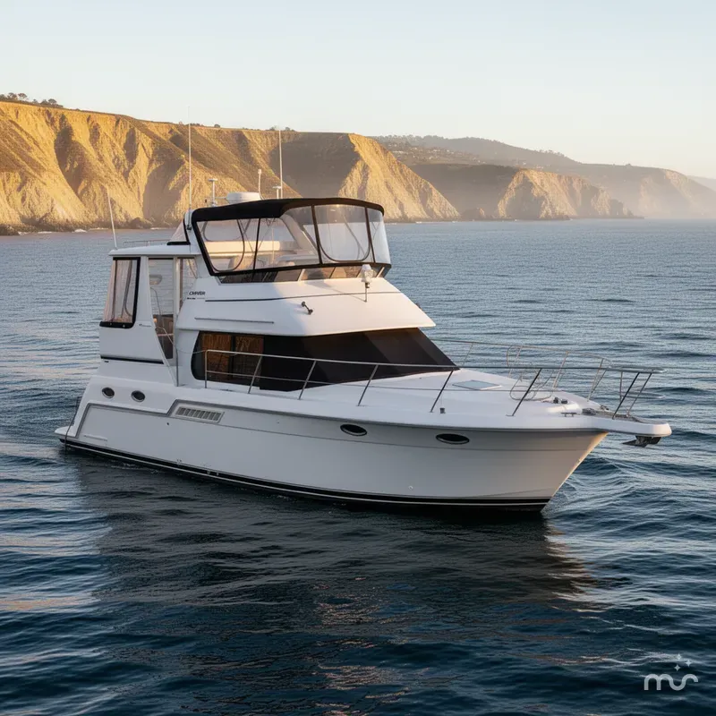 Slide: The Image of Carver 356 Aft Cabin Motor Yacht 2000 - 0
