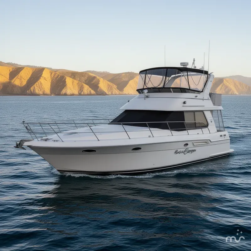 Slide: The Image of Carver 356 Aft Cabin Motor Yacht 2000 - 2