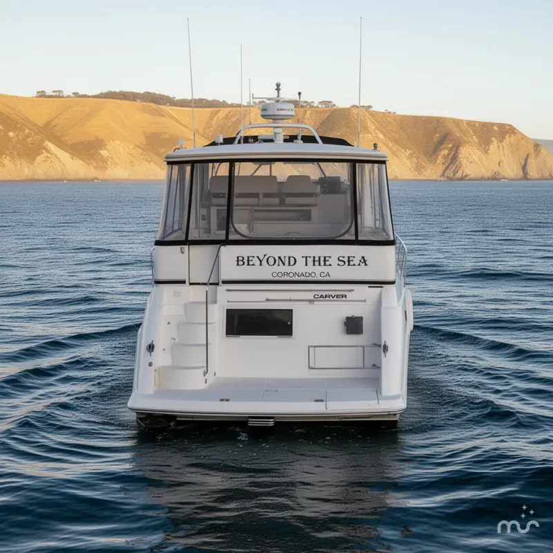 Slide: The Image of Carver 356 Aft Cabin Motor Yacht 2000 - 3