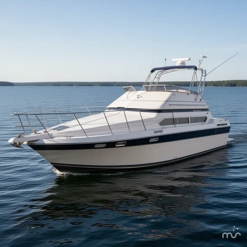 Slide: The Image of Carver Yachts 3467 Santego 1990 - 1