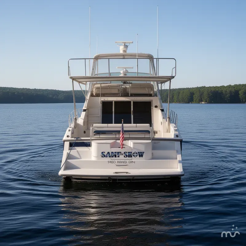 Slide: The Image of Carver Yachts 3467 Santego 1990 - 2