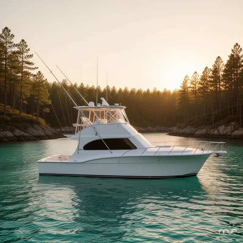 Slide: The Image of Cavileer 48 Flybridge Sportfish 2002 - 2