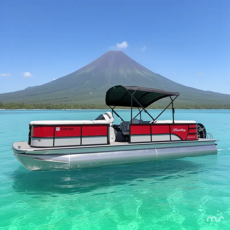 Slide: The Image of Bentley Pontoons 240 Navigator 2023 - 2