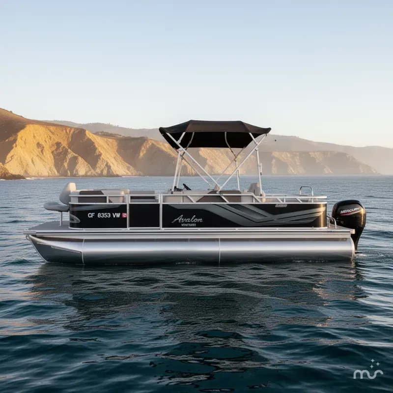 Slide: The Image of Avalon Venture Fish N Cruise 21 w/ 115HP Mercury! 2023 - 1