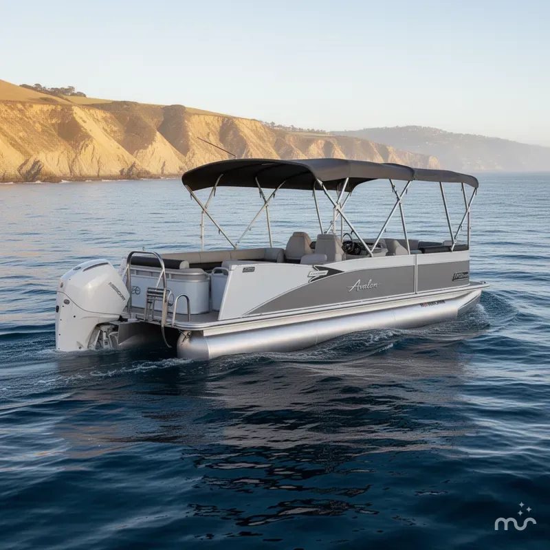 Slide: The Image of Avalon Catalina Versatile Rear Lounger 23 w/ 250HP Mercury! 2023 - 0