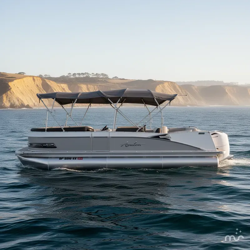 Slide: The Image of Avalon Catalina Versatile Rear Lounger 23 w/ 250HP Mercury! 2023 - 1