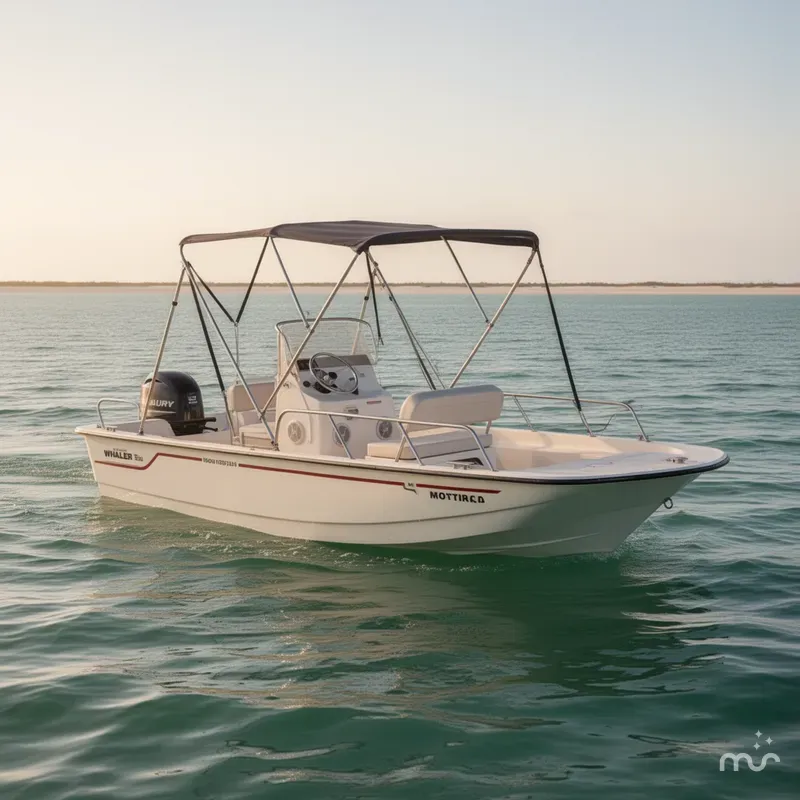 Slide: The Image of Boston Whaler 150 Montuak 2018 - 2
