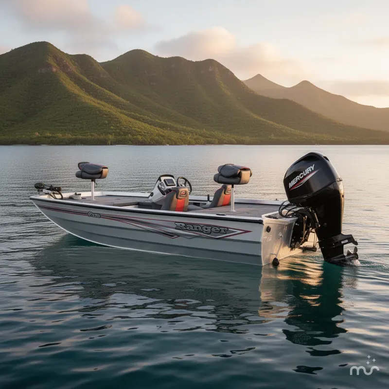 Slide: The Image of Ranger RT178 w/60hp Mercury 4 Stroke 2026 - 2