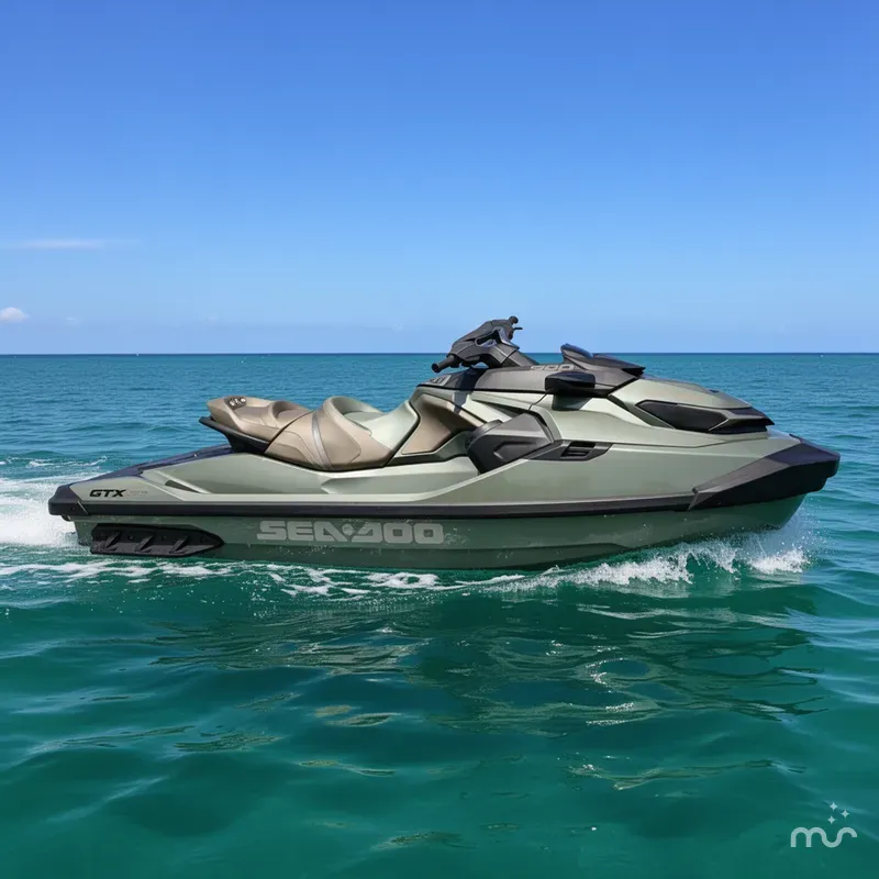 Slide: The Image of Sea-Doo GTX Limited 300 Premium Metallic Sage 2022 - 0
