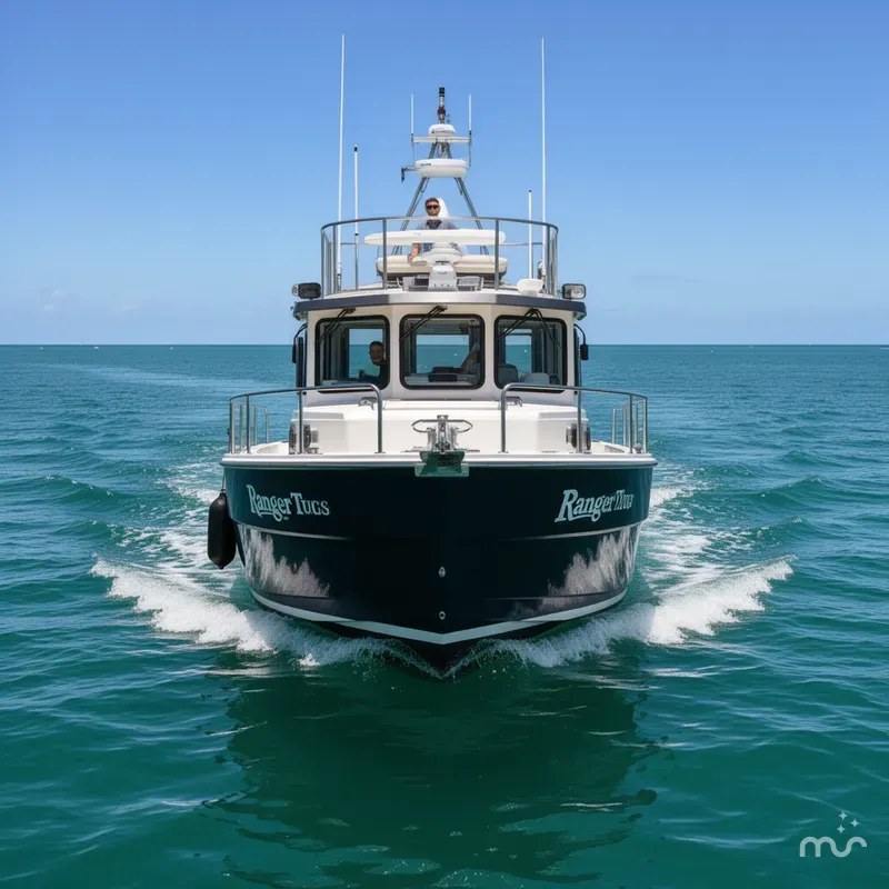 Slide: The Image of Ranger Tug R-31 CB 2023 - 2