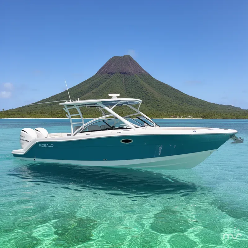 Slide: The Image of Robalo R317 Dual Console 2026 - 2