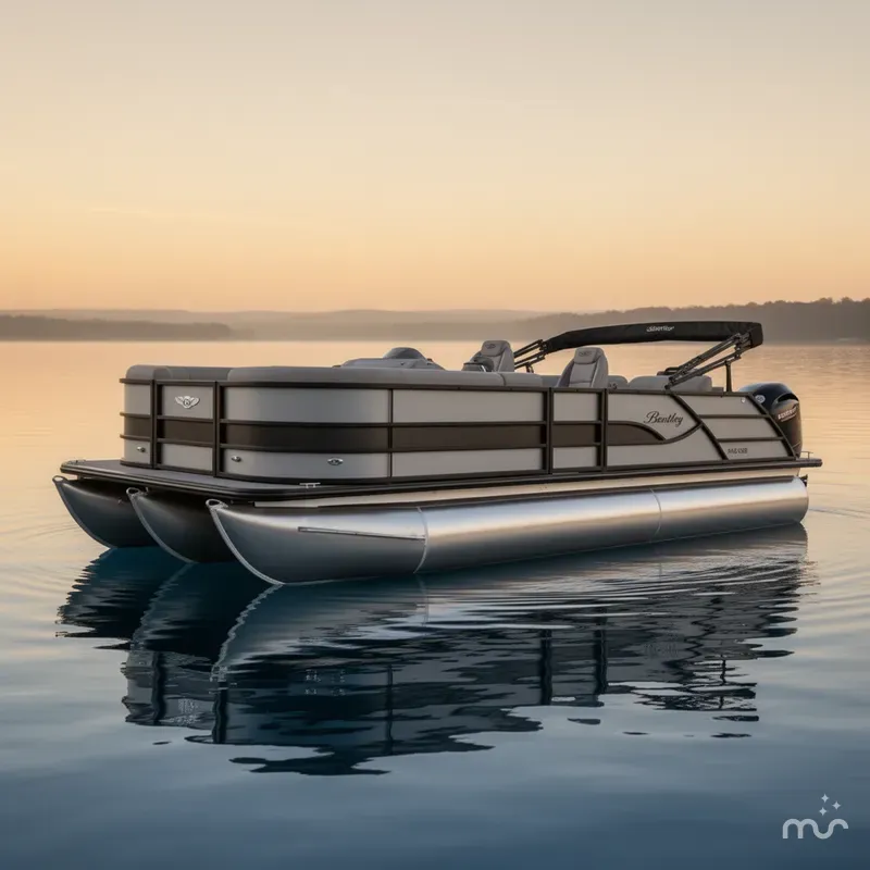 Slide: The Image of Bentley Pontoons Legacy 243 QSB 2025 - 0