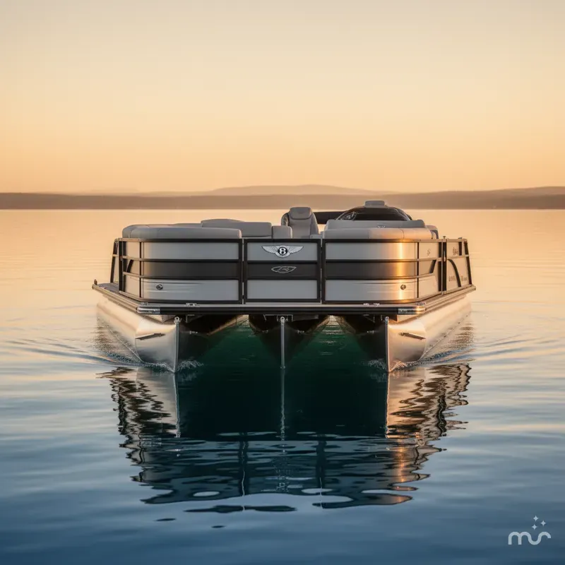 Slide: The Image of Bentley Pontoons Legacy 243 QSB 2025 - 2