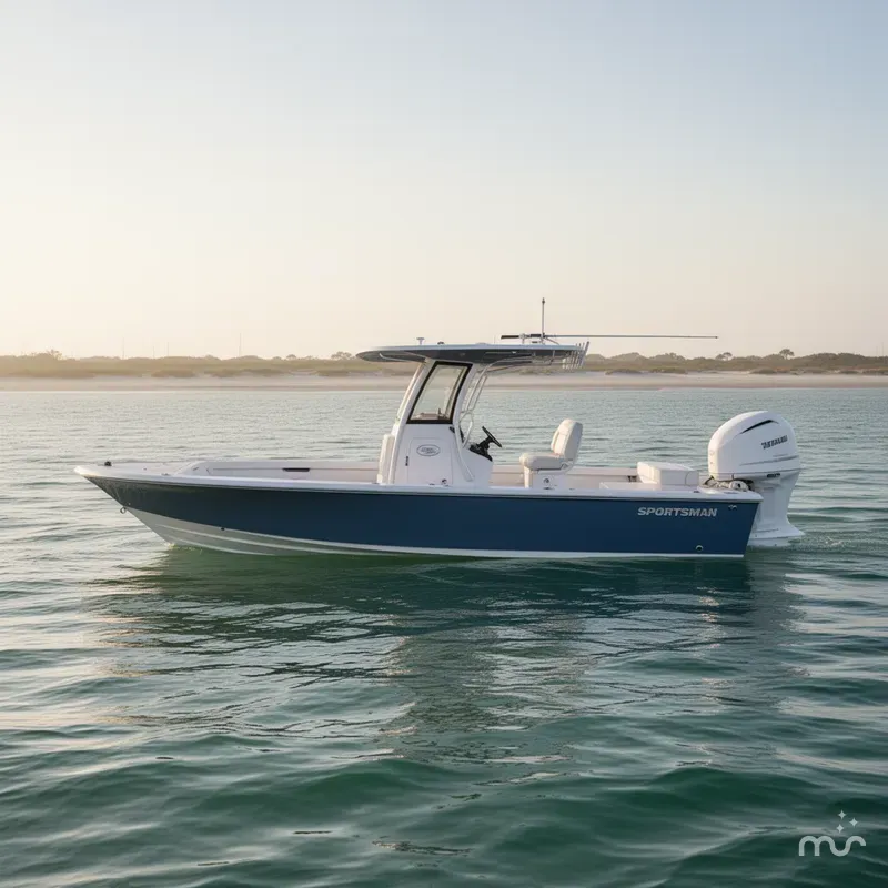 Slide: The Image of Sportsman Masters 247OE Bay Boat 2022 - 1