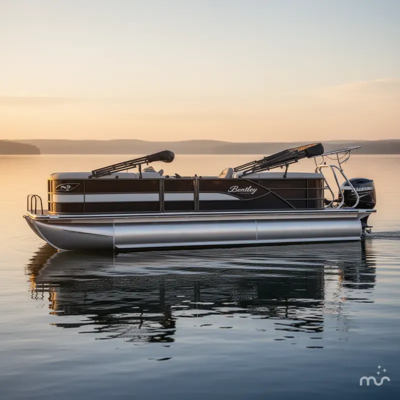 Slide: The Image of Bentley Pontoons Legacy 223 Navigator 2026 - 1